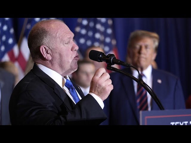 ⁣Trump announces 'border czar' will be Tom Homan as deportation plans heat up