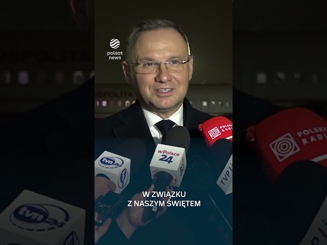 ⁣"Przed chwilą rozmawiałem z Trumpem". Prezydent o szczegółach