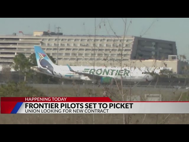 ⁣Frontier pilots set to picket Tuesday