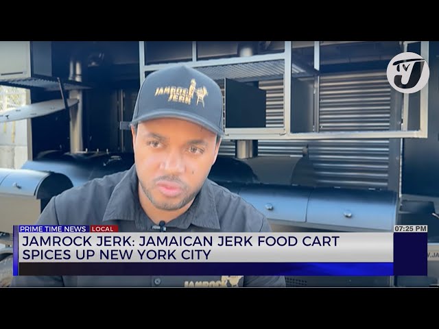 ⁣Jamrock Jerk: Jamaican Jerk Food Cart Spice up New York City | TVJ Business Day Review