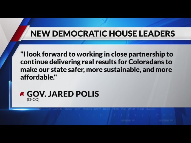 ⁣Polis welcomes new Democratic House leaders