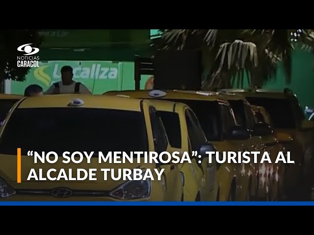 ⁣Choque entre turista y alcalde de Cartagena por presuntos sobrecostos en servicio de taxi