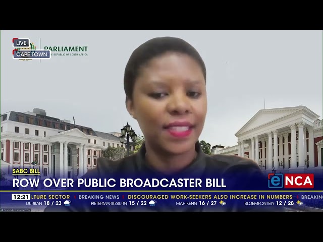 ⁣SABC Bill | Row over public broadcaster bill