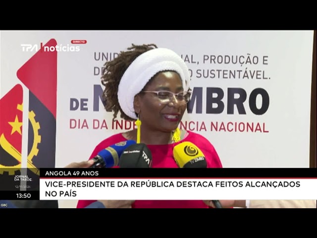 ⁣Angola 49 anos: Vice-Presidente da República destaca feitos alcançados no país