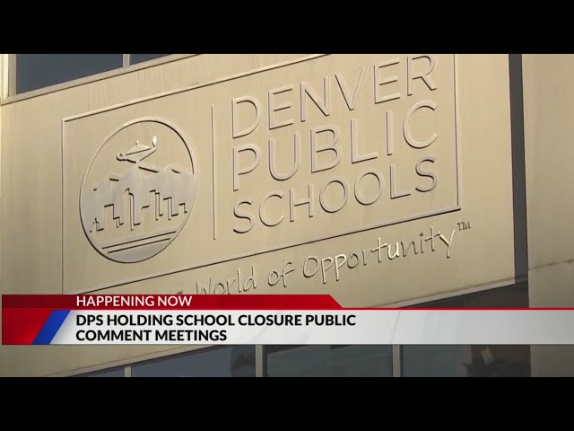 ⁣DPS hosting public comment on school closures