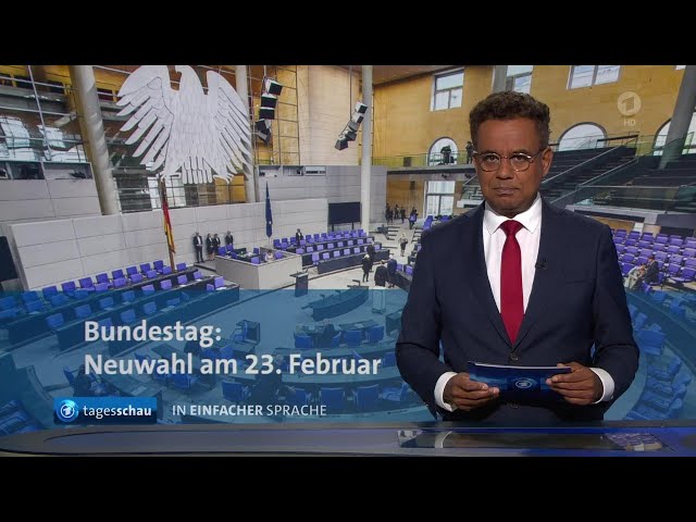 ⁣tagesschau in Einfacher Sprache 19:00 Uhr, 12.11.2024