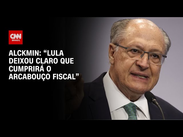 ⁣Alckmin: “Lula deixou claro que cumprirá o arcabouço fiscal” | BASTIDORES CNN