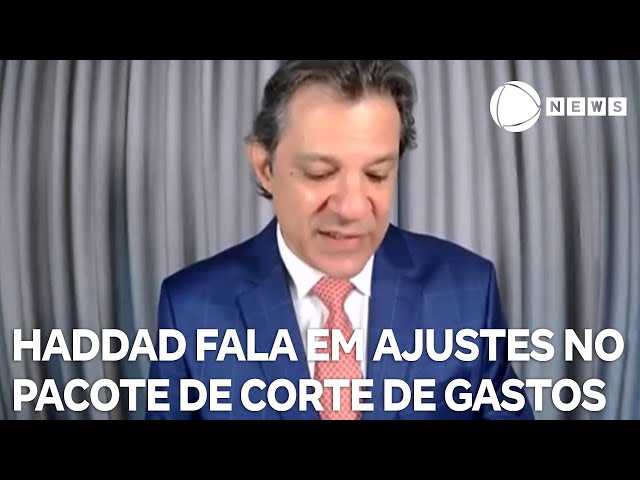 ⁣Haddad fala em ajustes no pacote de cortes de gastos