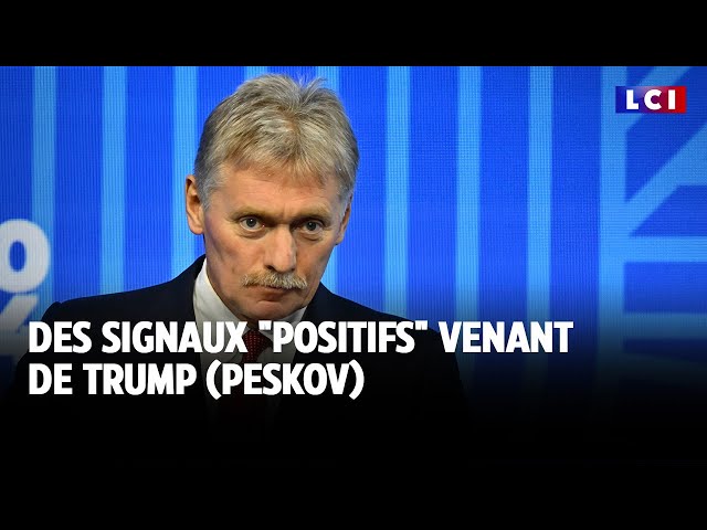 ⁣Des signaux "positifs" venant de Trump (Peskov) ｜LCI