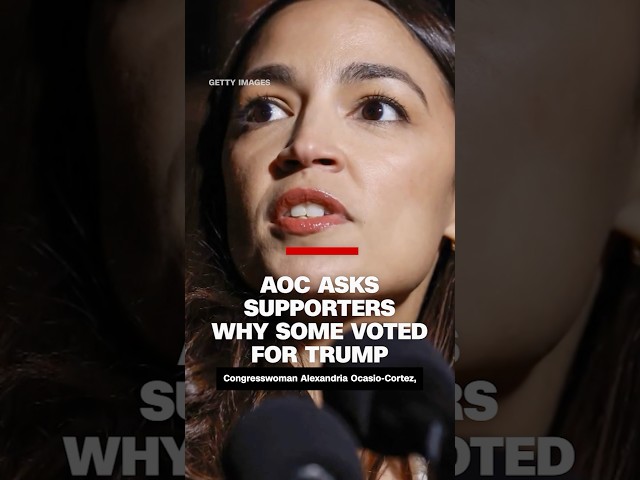 ⁣AOC asks supporters why some voted for Trump