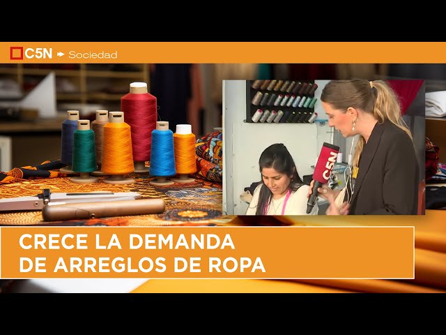 ⁣"NO ME ALCANZA": ANTE EL PRECIO DE LA ROPA NUEVA, CRECEN LOS ARREGLOS