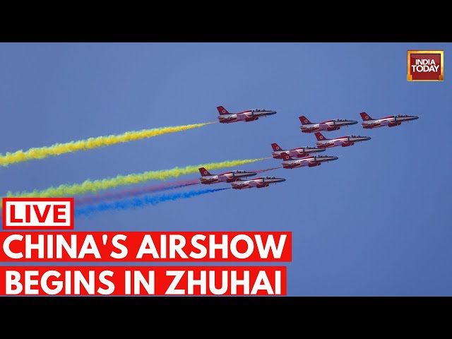 ⁣China's Air Show LIVE: China's  Zhuhai Air Show | China Military Displays Upgraded Z-20 He