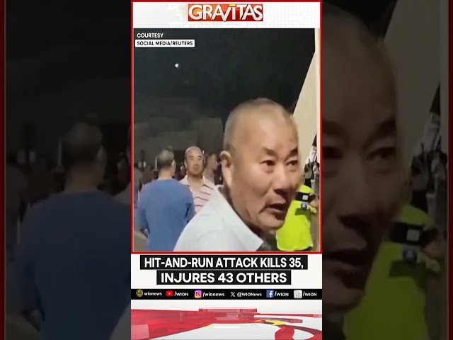 ⁣Deadly Hit-and-Run Attack in China | GRAVITAS | WION Shorts