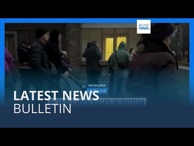 ⁣Latest news bulletin | November 12th – Evening