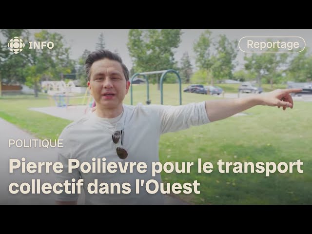 ⁣Contradiction de Poilievre sur le transport collectif