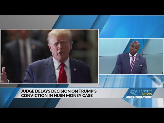 ⁣Judge delays ruling on scrapping Trump conviction