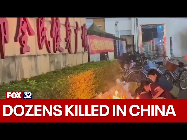 ⁣Driver plows through crowd in China, killing 35 people