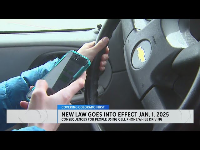 ⁣Colorado drivers could soon be fined for holding cell phones while driving