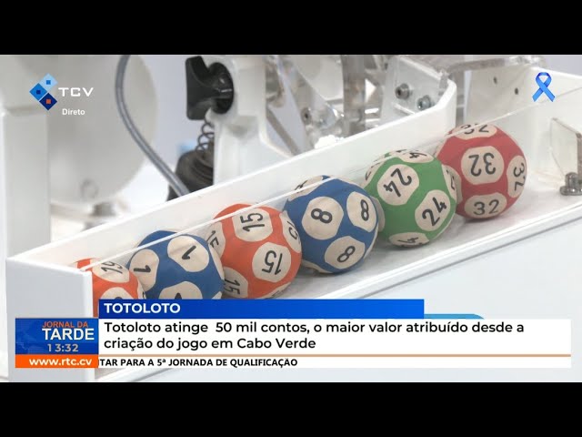 ⁣Totoloto atinge  50 mil contos, o maior valor atribuído desde a criação do jogo em Cabo Verde