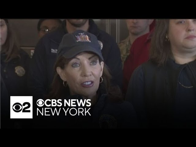 ⁣Gov. Kathy Hochul holds news conference on Jennings Creek wildfire