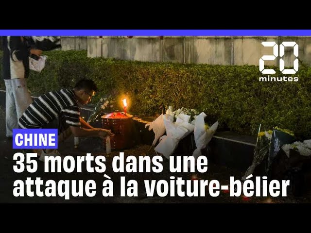 ⁣Chine : Une attaque à la voiture folle fait 35 morts et des dizaines de blessés