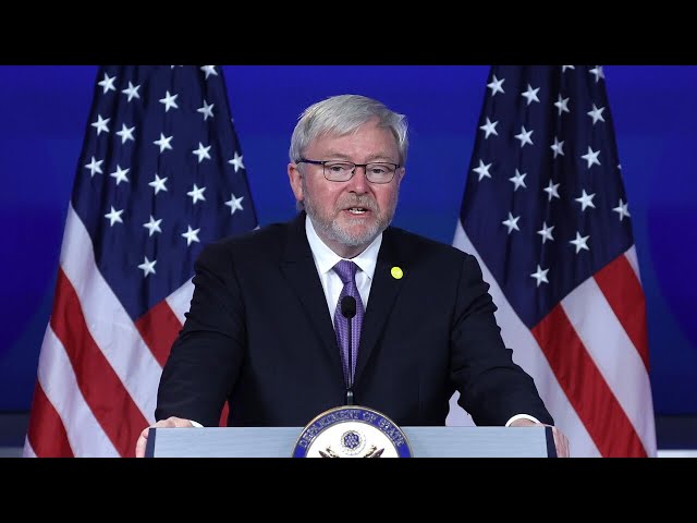 ⁣Kevin Rudd ‘working hard’ to build a ‘strong relationship’ between US and Australia