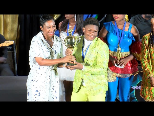 ⁣Kenaz Walker claims Richard Stoute Teen Talent title