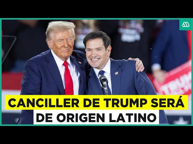 ⁣Canciller de Trump será latino: El presidente electo comienza a definir su gabinete