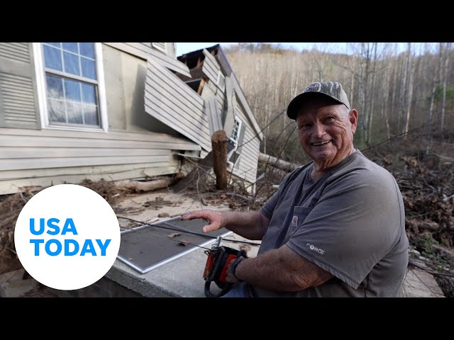 ⁣North Carolina man remains hopeful after Helene destroyed his home