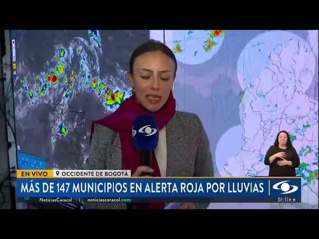 ⁣Estos son los municipios de Colombia que están en alerta por posibles crecientes súbitas