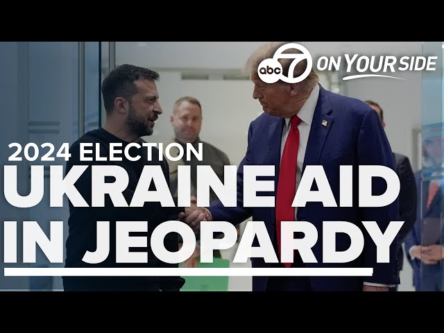 ⁣Ukraine aid in doubt with new Trump administration