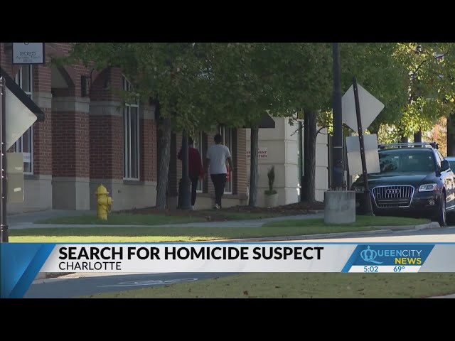 ⁣Police searching for suspect accused of homicide in southwest Charlotte