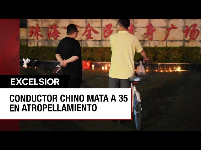 ⁣Hombre atropella a una multitud en China y mata a 35 civiles