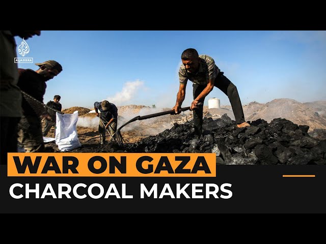 ⁣Palestinians turn wood into charcoal for livelihood | Al Jazeera Newsfeed