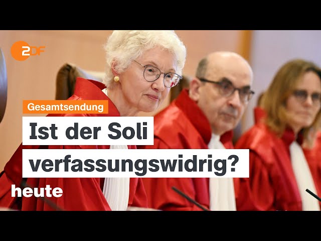 ⁣heute 19:00 Uhr vom 12.11.2024 Solidaritätszuschlag, Neuwahlen im Februar, IG Metall Einigung