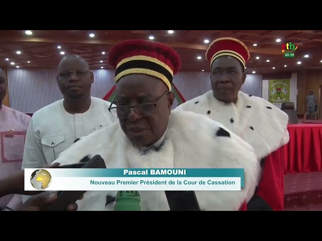 ⁣Cérémonie officielle d’installation du nouveau 1er président de la Cour de Cassation