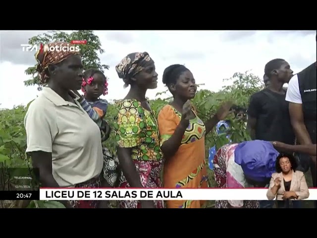 ⁣Liceu de 12 salas de Aula vai acolher mais de mil alunos ns Buengas, Uige