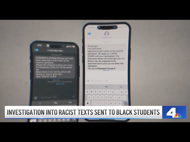 ⁣Racists Texts Sent to Black LA Students - The Rundown: Tuesday 11/12/24 | NBCLA