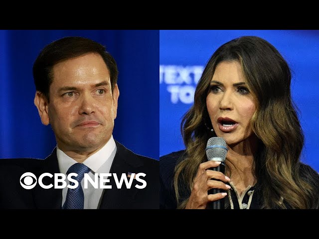 ⁣Marco Rubio, Kristi Noem poised to join second Trump administration