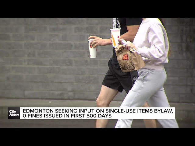 ⁣0 fines issued under Edmonton bag, plastics bylaw