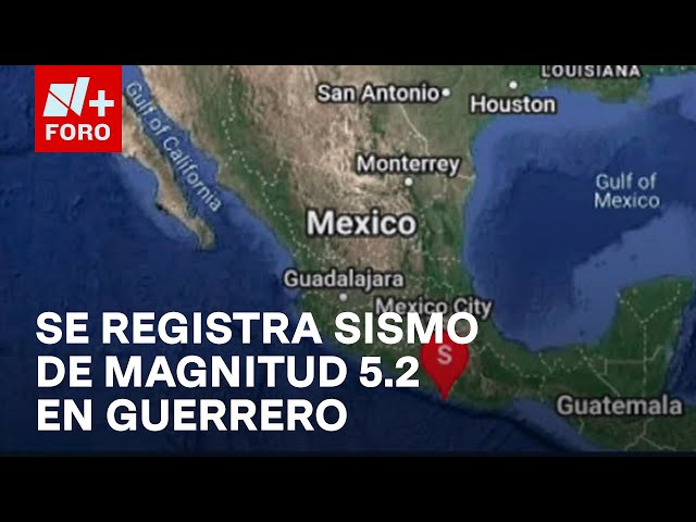 ⁣Sismo magnitud 5.2 en Ometepec, Guerrero - Las Noticias