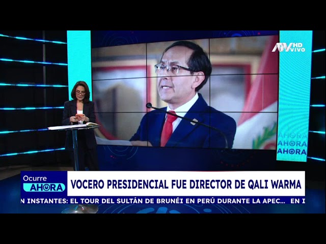 ⁣Vocero presidencial, Fredy Hinojosa, fue director de Qali Warma