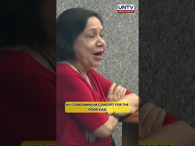 ⁣Plano ng DHSUD na magtayo ng condo units para sa mahihirap, tinutulan ng Senado