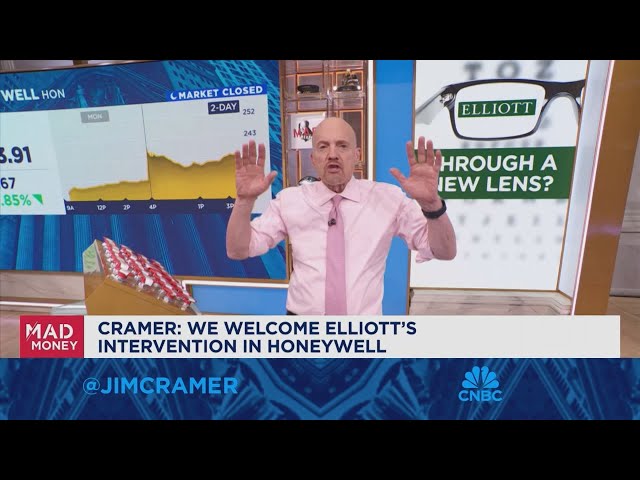 ⁣Cramer: We welcome Elliott's intervention in Honeywell