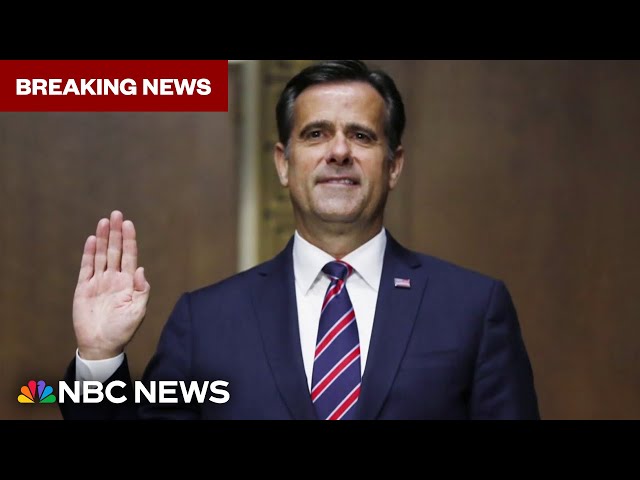 ⁣BREAKING: Trump names John Ratcliffe as CIA director