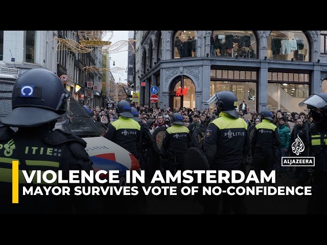 ⁣Violence in Amsterdam: Mayor survives vote of no-confidence