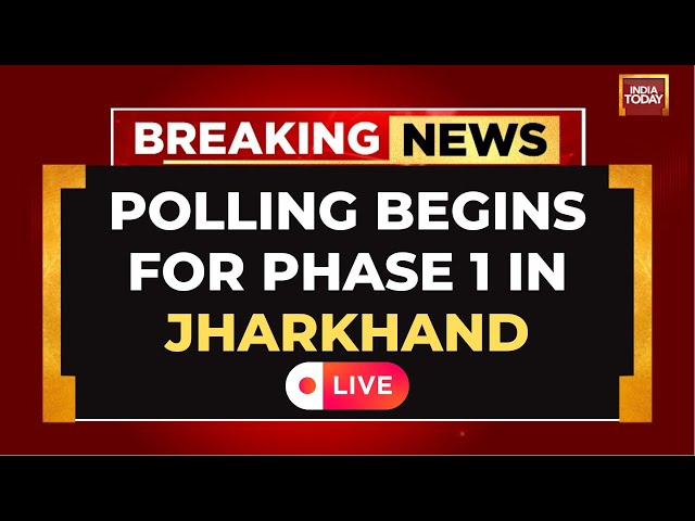 ⁣Jharkhand First Phase Voting LIVE Updates: Polling on 43 seats of Jharkhand | India Today LIVE