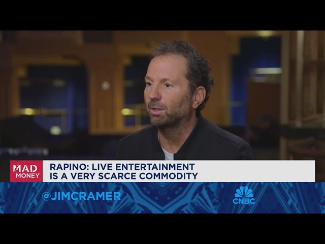 ⁣Live Nation CEO: Live entertainment is a very scarce commodity