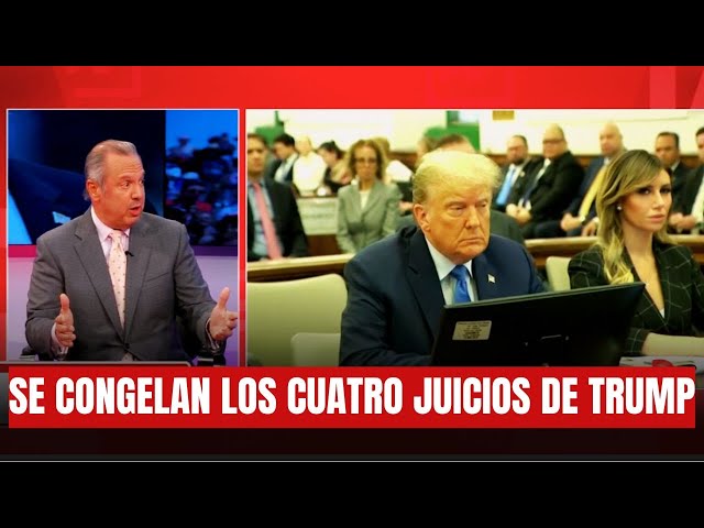 ⁣EX FISCAN ANALIZA: Se CONGELAN los cuatro juicios de Trump ¿qué pasará con él y los otros acusados?