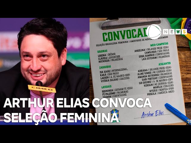 ⁣Arthur Elias convoca seleção feminina para amistosos contra a Austrália